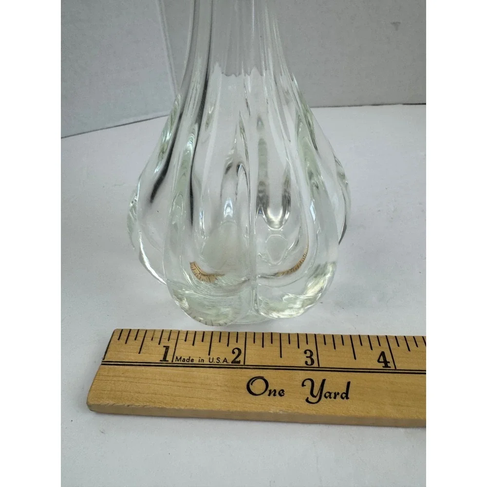 VTG Art Vannes France? Crystal Giraffe Head Vase 7.5